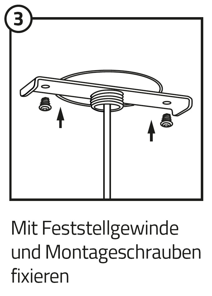 iPhone Einbauladegerät Qi Flat einbau Schritt 3 Lader feststellen