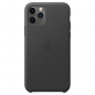 Preview: iPhone 11 Pro Lederhülle Case Black schwarz Apple Original MWYE2ZM/A hinten online kaufen bestellen