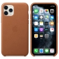 Preview: iPhone 11 Pro Lederhülle Case Sattelbraun Apple Original MWYD2ZM/A Kombi online kaufen bestellen