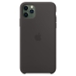 Preview: iPhone 11 Pro Max Silikonhülle schwarz Apple Original MX002ZM/A hinten hinten online kaufen bestellen