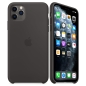 Preview: iPhone 11 Pro Max Silikonhülle schwarz Apple Original MX002ZM/A Kombi schräg online kaufen bestellen