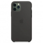 Preview: iPhone 11 Pro Silikonhülle Schwarz Apple Original MWYN2ZM/A hinten online kaufen bestellen