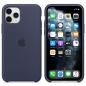 Preview: iPhone 11 Pro Silikonhülle Mitternachtsblau Apple Original MWYJ2ZM/A Kombi online kaufen bestellen