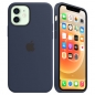 Preview: iPhone 12 mini MagSafe Silikonhülle Navy Blau Apple Original MHKU3ZM/A Kombi Zubehör online kaufen bestellen