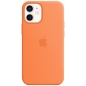Preview: iPhone 12 mini MagSafe Silikonhülle Kumquat orange Apple Original MHKN3ZM/A Kombi Zubehör online kaufen