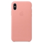 Preview: iPhone X XS Leder Case Pink Apple Original MRGH2ZM/A hinten online kaufen bestellen