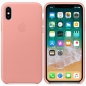 Preview: iPhone X Leder Case Pink Apple Original MRGH2ZM/A Kombi schräg online kaufen bestellen