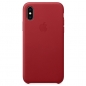 Preview: iPhone XS Leder Case PRODUCT Red (rot) Apple Original MRWK2ZM/A hinten online kaufen bestellen