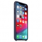 Preview: iPhone XS Max Silikon Case Midnight Blue MRWG2ZM/A vorne online kaufen bestellen