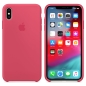 Preview: iPhone XS Max Silikon Case Hibiskus rosa MUJP2ZM/A Kombi online kaufen bestellen