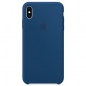 Preview: iPhone XS Max Silikon Case Delftblau MVF62ZM/A hinten online kaufen bestellen