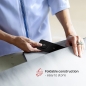 Preview: Apple Watch iPhone AirPods 3in1 Ladestation für MagSafe Qi2 kabellos wireless geklappt für die Tasche Zubehör online kaufen