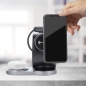 Preview: Apple Watch iPhone AirPods 3fach Tischladestation für MagSafe mit Handy Zubehör online kaufen