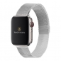 Preview: Apple Watch Edelstahl-Armband Magnetic Loop Milanese silber TACTICAL Zubehör online kaufen