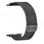 Preview: Apple Watch Edelstahl-Armband Magnetic Loop Milanese schwarz TACTICAL Zubehör online bestellen