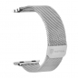 Preview: Apple Watch Edelstahl-Armband Magnetic Loop Milanese silber TACTICAL Zubehör online bestellen