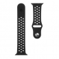 Preview: Apple Watch Sportarmband Double Silicone schwarz TACTICAL Zubehör online kaufen