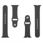 Preview: Apple Watch Silicone-Armband standard in schwarz innen TACTICAL Zubehör online kaufen