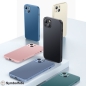 Preview: Silicone-Glas Cover matt in Lavendel-Blau für iPhone 13 online kaufen und bestellen