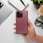 Preview: iPhone 13 Pro Max Handytasche Magneto Book Case burgunder rot hinten in der Hand online kaufen bestellen