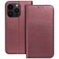 Preview: iPhone 15 Pro Max Handytasche Magneto Book Case burgunder rot hinten online kaufen bestellen