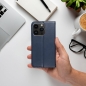 Preview: iPhone Handytasche Magneto Book Case navy blau hinten in der Hand online kaufen bestellen