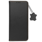 Preview: iPhone 15 Pro Max Echtleder Klapptasche Forcell SMART PRO schwarz vorne Zubehör online kaufen bestellen