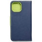 Preview: iPhone 15 Pro Max FANCY Book Case in navy blau hinten Zubehör online kaufen bestellen