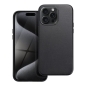 Preview: iPhone 15 Pro Max Leather MagSafe Case in schwarz Zubehör online kaufen bestellen
