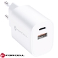 Preview: 35W iPhone 2fach Schnell Ladegerät mit PD QC Forcell F-ENERGY TFK-TC-35WPD Zubehör online kaufen