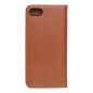 Preview: iPhone 7 8 SE 2020 2022 Echtleder Klapptasche Forcell SMART PRO braun hinten Zubehör online kaufen