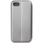 Preview: iPhone 7 8 SE 2020 2022 Elegance Book Case grau hinten Zubehör online kaufen bestellen