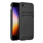 Preview: Silicone Card Case für iPhone 7 8 SE 2020 2022 in schwarz Zubehör online kaufen