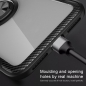 Preview: iPhone Hybrid Magnet Ring Case in Carbon schwarz unten online kaufen bestellen