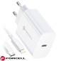 Preview: iPhone LadeSET Schnell Ladegerät mit Lightning Kabel PD QC Forcell F-ENERGY TFK-TC-20W Zubehör online kaufen