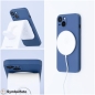 Preview: iPhone 12 mini Silicone Mag Cover in blau mit MagSafe Lader Zubehör online kaufen bestellen