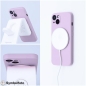 Preview: iPhone Silicone Mag Cover in pink mit MagSafe Lader Zubehör online kaufen bestellen
