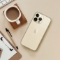 Preview: iPhone Silikon Clear Case 2mm transparent am Tisch online kaufen bestellen