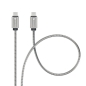Preview: iPhone Ladekabel USB-C mit 100W 5A mit E-Mark Chip 1 Meter FORCELL F-ENERGY C239 online kaufen