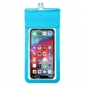 Mobile Preview: Wasserdichte iPhone Handyhülle zum umhängen in blau Tactical Splash Pouch vorne Zubehör online kaufen