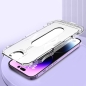 Preview: Easy Stick Displayschutzfolie mit Montagerahmen und Entstaubungsfolie für iPhones