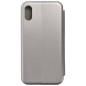 Preview: iPhone X XR XS Elegance Book Case grau hinten Zubehör online kaufen bestellen
