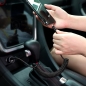 Mobile Preview: Auto Ladekabel Lightning gewendelt Textilüberzug Baseus CALSR KFZ iPhone Zubehör online bestellen