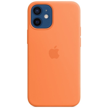 iPhone 12 mini MagSafe Silikonhülle Kumquat orange Apple Original MHKN3ZM/A Kombi Zubehör online bestellen