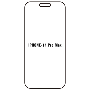Matte Hydrogel Displayschutzfolie Panzerfolie für iPhone 14 Pro Max Schnittmuster online kaufen bestellen