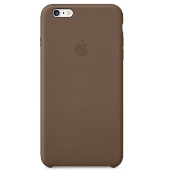 iPhone 6 Plus Leder Case Braun Apple Original MGQR2ZM/A hinten online kaufen bestellen