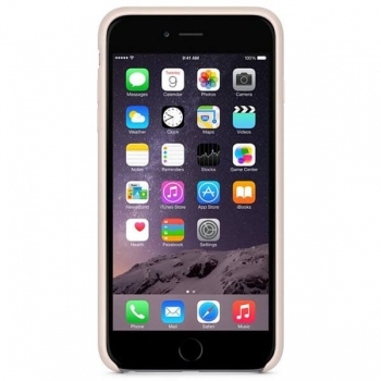 iPhone 6 6S Plus Leder Case Soft Pink Apple Original MGQW2ZM/A vorne online kaufen bestellen
