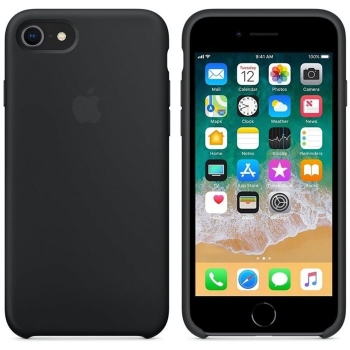 iPhone 7 Silicone Case schwarz Apple MQGK2ZM/A Blister
