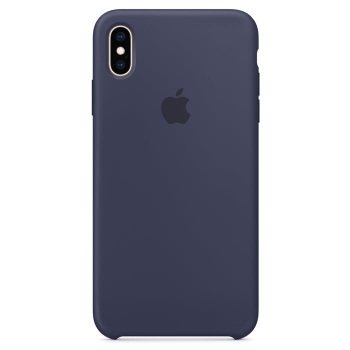 iPhone XS Max Silikon Case Midnight Blue MRWG2ZM/A hinten online kaufen bestellen