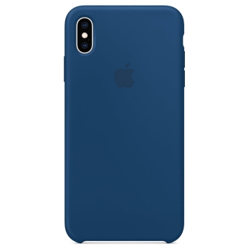 iPhone XS Max Silikon Case Delftblau MVF62ZM/A hinten online kaufen bestellen